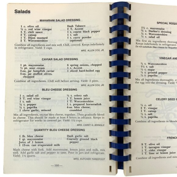 Womans Exchange of Memphis TN Cook Book Volume II 1st Printing 1976 Spiral Bound - Picture 9 of 12